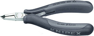 ☆KNIPEX/クニペックス 6462-120ESD エレクトロニクスエンドカッティングニッパー 静電気放電(ESD)タイプ 輸入 工具