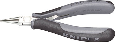 ☆KNIPEX/クニペックス　3532-115ESD　丸口　エレクトロニクスプライヤー　輸入　工具
