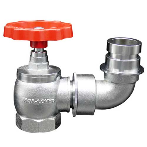 ☆報商製造所 SV-09 散水栓 クローム 90° 口金回転させる付 40A・50A・65A