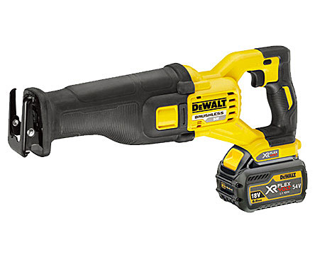 ☆DEWALT/デウォルト DCS388X1　54Vコードレスレシプロソー　(充電池×1、充電器、ツールボックス付）　　コード（1319534）