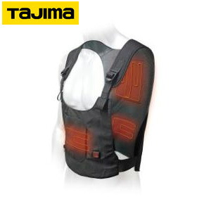 ☆TAJIMA/タジマ ダンガ 暖雅ベスト 5V HD-VE501N モバイルバッテリー仕様 温着ヒーター 防寒具 インナーベスト フリーサイズ(M~3L)|工具ショップ