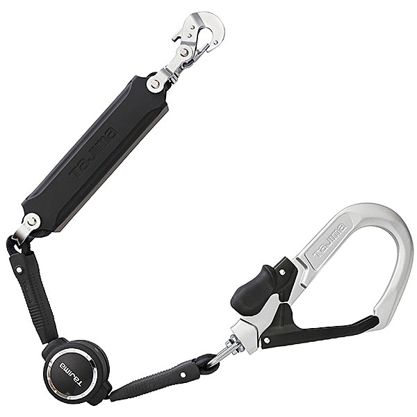 ☆TAJIMA/タジマ A1ER150-L6 ハーネス用ランヤード ER150 巻取 シングルＬ６ 軽量鍛造アルミフック 墜落制止用器具