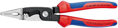 ☆KNIPEX/クニペックス 1382-200 エレクトロプライヤーコンフォートグリップ (SB) インポート 物の具