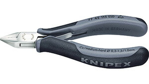 ☆KNIPEX/クニペックス 7742-115ESD 電子工学ニッパー   インポート 物の具 ニッパー-花・ガーデン・DIY