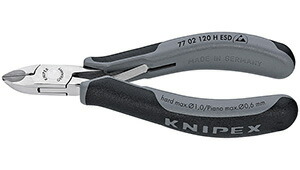 ☆KNIPEX/クニペックス　7702-120HESD　超硬刃エレクトロニクスニッパー　　輸入　工具｜工具ショップ