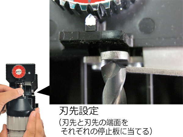 ☆ニシガキN-861ドリ研エースAB型A・Bチャック付き鉄工ドリル研磨機研磨範囲:φ2.6〜13mm【RCP】