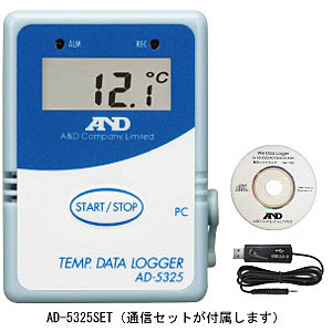 ☆エー・アンド・デイ（A\u0026D） AD-5325SET 熱度見聞ロガー ８０００記憶装置 出発信号機・仕掛ける メール交換仕掛ける属する