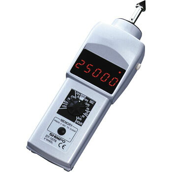 ☆ニデックドライブ DT-107N 接触タイプハンドヘルド型LCD表示回転速度計 LED(発光ダイオード)タイプ 日本電産シンポ|工具ショップ