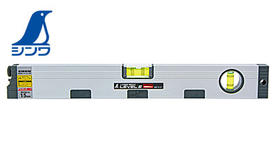 ☆シンワ　76167　レーザービームレベル２　４５０mm　マグネット付　PSC適合品　水平器　LED付水平気泡管