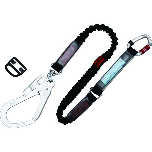 【新標準尺度】☆藤井電工 THL-NV93SV-21KS-BK-R23  フルハーネス用幽客yd ノビロン 黒 墜ちる取り締まり用物の具 第1種緩衝器付   吊りひも(1635084)