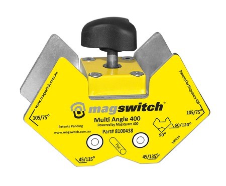 【代引き不可】☆マグスイッチ/愛知産業　8100438　マルチアングルバイス 400　マグネットマルチブロック （181kg）