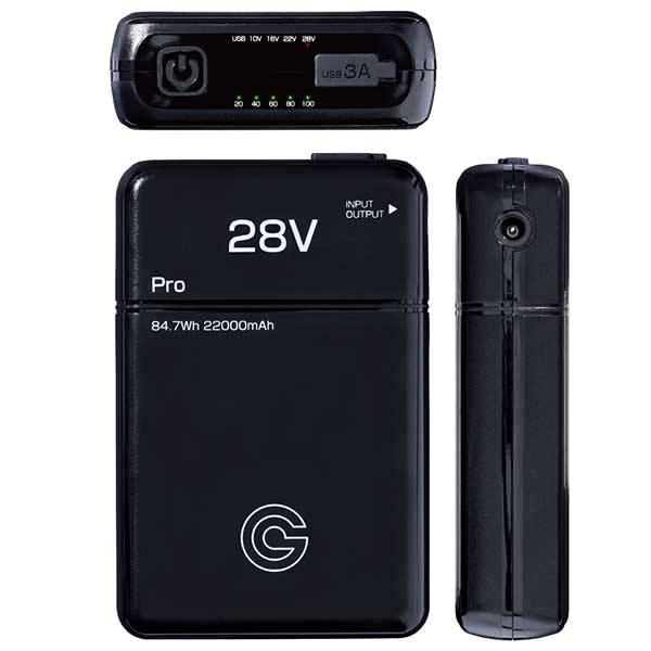 テツさま専用！長信ジャパン GB-POWER PRO MAX GB428PD 即日発送 空調服用 28V専用 バッテリーPRO MAXセット GB-POWER