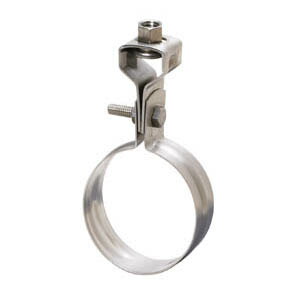 アカギ　全SUS　SUモルコ用デップ付　吊バンド　タン付　青　SU150-W3/8　適径165.2用　A10241-0205 ☆アカギ デップＳＵ吊タン付 A10154-0020 W3&frasl;8-SU20 電気