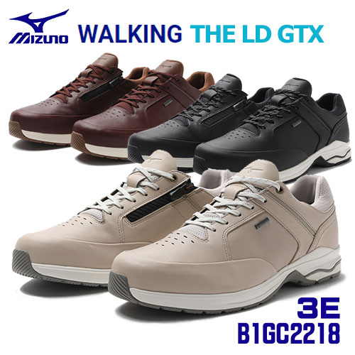 ☆ミズノ/MIZUNO  B1GC2218 WALKING THE LD GTX 3E好いかげんに ミズノウェーブ積み上げる ウォーキングシューズ (22.5～28.0珊) ユニ一発やる
