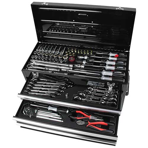 【代引き不可】☆SK11　SST-16133BK　整備工具セット　ブラック　藤原産業