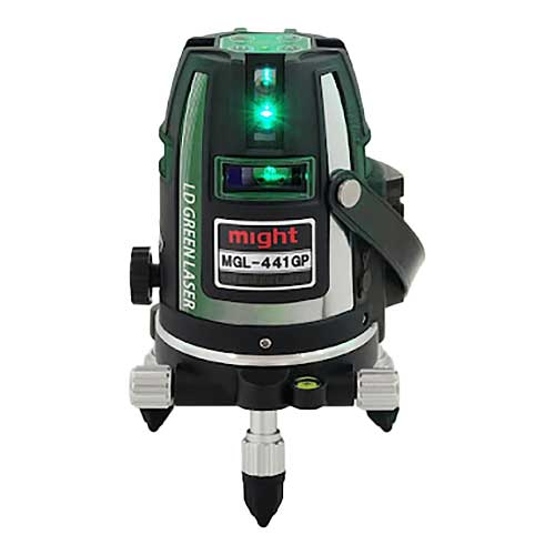 【代引き不可】☆マイト工業　MGL-441GP-R　高輝度グリーンレーザー　墨出し器　本体＋受光器セット｜工具ショップ