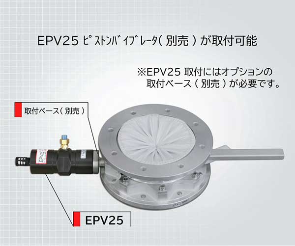 【代引き不可】☆エクセン　EIV100A　アイリスバルブ　粉粒体排出制御バルブ