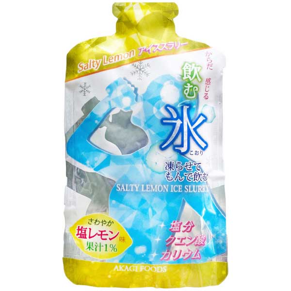 【代引っ張ること不可】☆SHOWA/昭和会社 N26-48 飲む氷 SaltyLemon アイススラリー 塩檸檬味 100g×10袋入×8箱