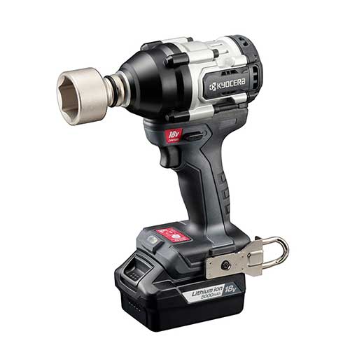 ☆京セラ　DIW185L5　充電式インパクトレンチ　18V　（電池パック・充電器・ケース付）　(540000A)