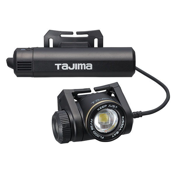 ☆TAJIMA/タジマ　KJS50A-B47　ヘッドライト　キープジャスト　ブースト500lm　充電池セット(外部)