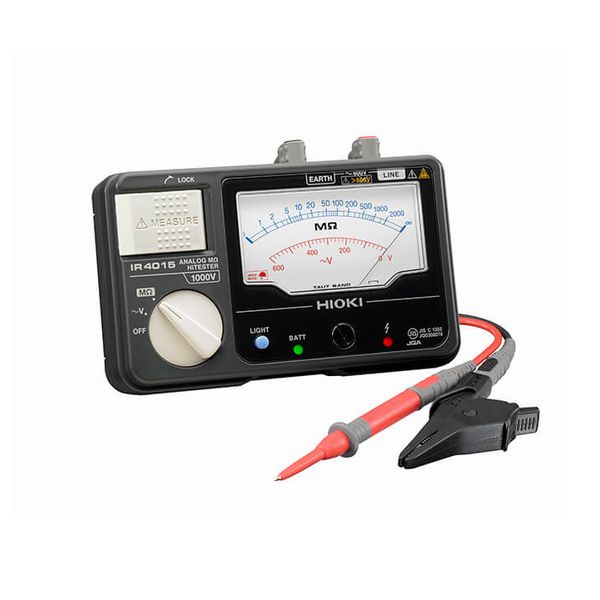 ☆日置電機/HIOKI　IR4015-10　メグオームハイテスタ（1000V/2000M・L9787付)　　コード（0570-12-0401510）｜工具ショップ