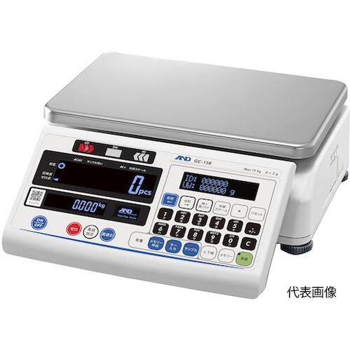 ☆エー・アンド・デイ（A\u0026D） GC-15K 個数計 ひょう量15kg×数えること能力のある最小限度単重0.4/0.02g  吊りひも（0067-11-0005120）