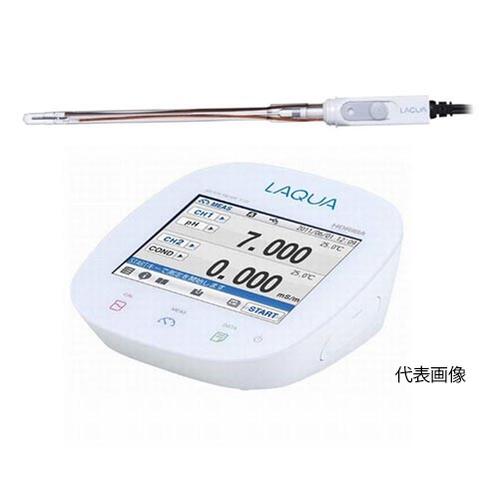 ☆堀場製作所/HORIBA　F-74L　卓上型pHメータセット（9680S-10D付）　　コード（0619-01-0002320）｜工具ショップ