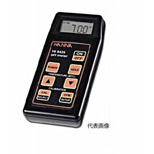 ☆ハンナ HI 8424N ポータブルpH/ ORP/ ℃計 コード(1371-01-0007060)|工具ショップ