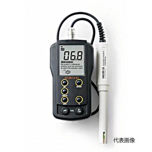 ☆ハンナ HI 9813-51 ポータブルpH/EC/TDS/℃計  コード（1371-01-0000811）