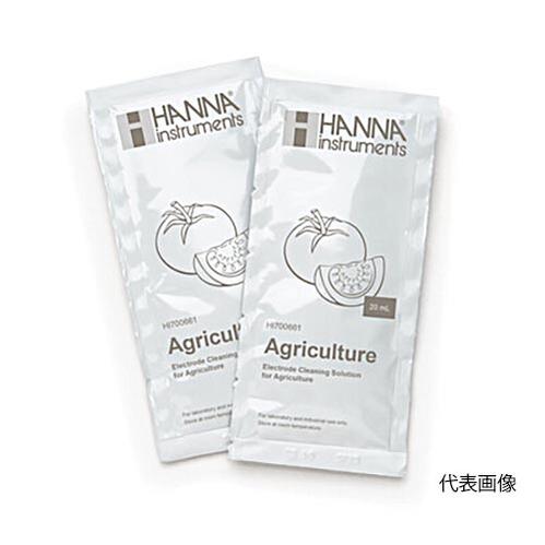 ☆ハンナ HI 700661P 農作用 汎用洗浄液（20mL×25袋入り口・入口）  吊りひも（1371-01-0004460）