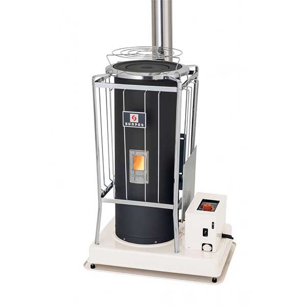 楽天市場】[KSH-8BS-K9 C]長府製作所/サンポット 半密閉式石油暖房機