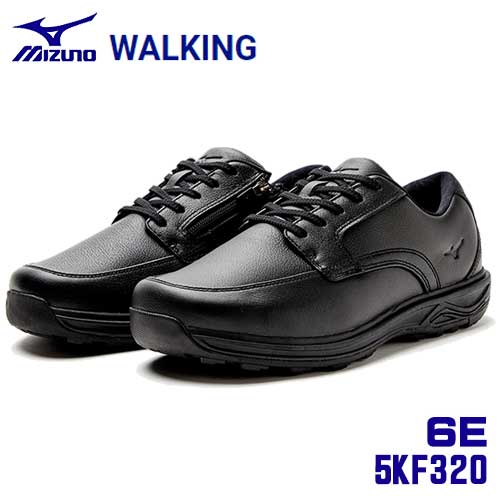 ☆ミズノ/MIZUNO　5KF320　NR320　ブラック(09)　6E相当　ウォーキングシューズ　(24.5～27.5cm)　メンズ