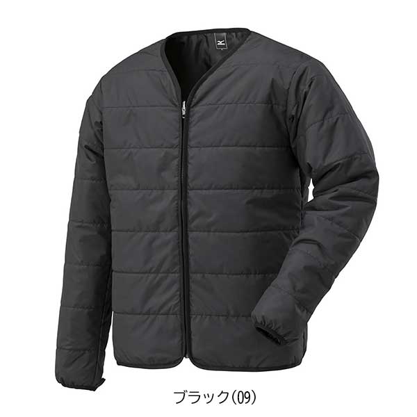 ☆ミズノ/MIZUNO　H2JHOI2109　ブレスサーモライナーシャツ　ユニセックス　ブラック(09)　（Ｓ・Ｍ・L・XL・2XL・3XL-8・4XL-8） 6,696円