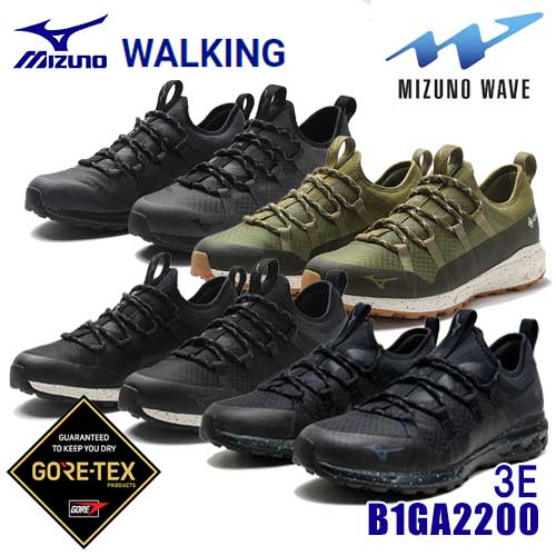 【SALE】☆ミズノ/MIZUNO B1GA220036 カーキ WALKING ウエーブエボーク GTX WAVE EVOKE (22.5～28.0糎) ウォーキングシューズ