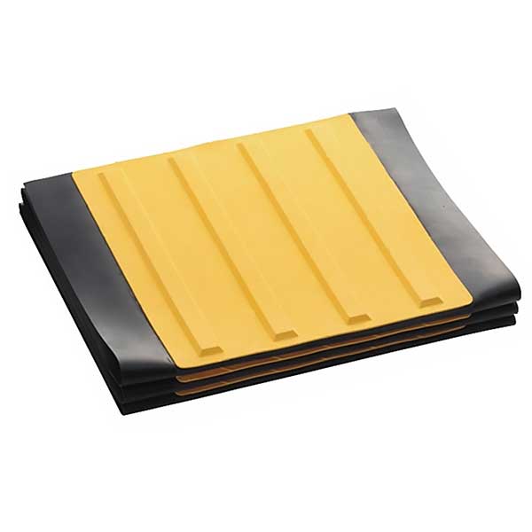 【法人向け】☆アラオ　AR-0957　点字マット(折り畳み式)　300角　ラインタイプ　(6枚×1列)　400w×1850L　【代引き不可】