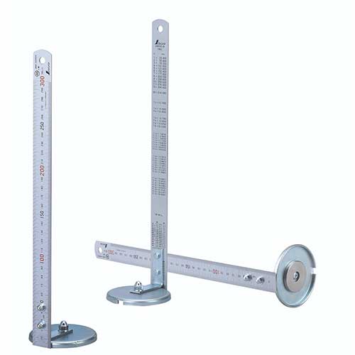 【法人向け】☆アラオ　AR-4111　マグのスケ　台座63φ　定規30cm　JIS規格品　2本入　【代引き不可】