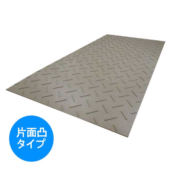 【法人向け】☆WPT　農業用養生敷板　Diban　片面タイプ　薄型・厚型　4尺×8尺判・3尺×6尺判　茶色　ディバン　【代引き不可】【車上渡し】