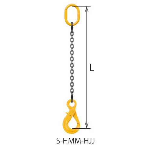 ☆キトー S-HMM-HJJ チェーンスリング100 アイタイプ シングルス輪っか 当て嵌める掛け目：1.1t・1.5t・2t・3.2t チェーン店線径：φ6・φ7・φ8・φ10 リーチ大きさ：1500・2000・2500・3000粍 【返品不可】