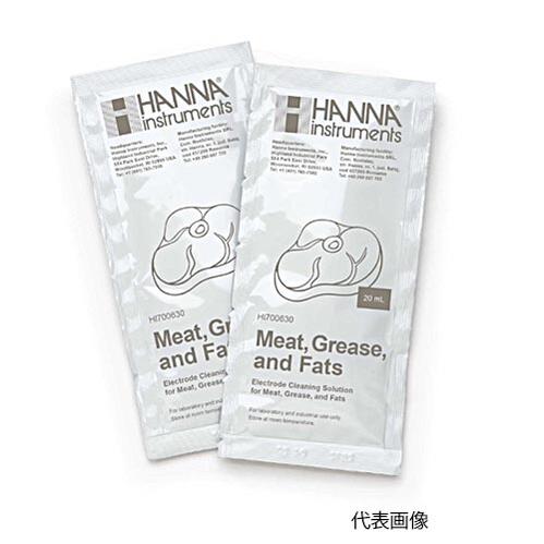 ☆ハンナ HI 700630P 電極洗浄液(羶肉用) 20mL x 25袋  吊りひも（1371-01-0004400）
