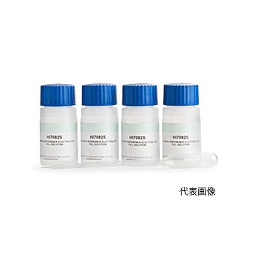 ☆ハンナ HI 7082 電極内部的液 3.5M KCl 30mlX4本  吊りひも（1371-01-0005020）