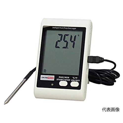 【代引っ張ること不可】☆SATOTECH MJ-ADL-11P 目ざまし時計付き添い人体温資料ロガー（注意報付体温計）