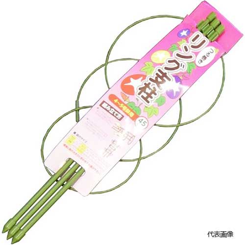 【法人向け】☆シンセイ　アサガオリング支柱　4号　6号　8号　10号　12号　15号　18号　（25～100本入）　園芸支柱【代引き不可】