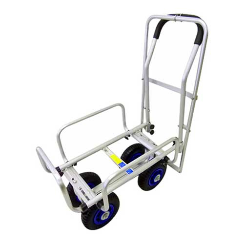 【法人向け】★シンセイ　TC1408AL-B　伸縮アルミハウスカー　8インチノーパンクタイヤ　ブレーキ付　820×430×910mm　（4571191197283）【代引き不可】