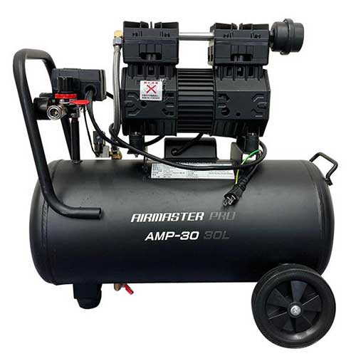【法人向け】☆シンセイ AMP-30 静音オイルレスコンプレッサー  30L （4582572510263）【代引っ張ること不可】 エアコンプレッサ-エア工具本体-DIY・工具
