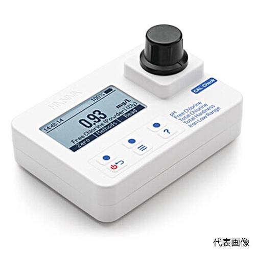 【受注生み出すこと品】☆ハンナ HI 97745 携帯型 デジタル残留Cl計 遊離Cl(LR)/全Cl(LR)/pH/鉄(LR)/全硬度(ULR)（真水用） 本体のみ  吊りひも（1371-01-0018240）