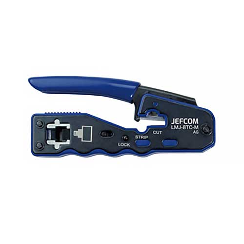 ☆JEFCOM/ジェフコム　LMJ-8TC-M　モジュラー圧着工具（貫通タイプ）