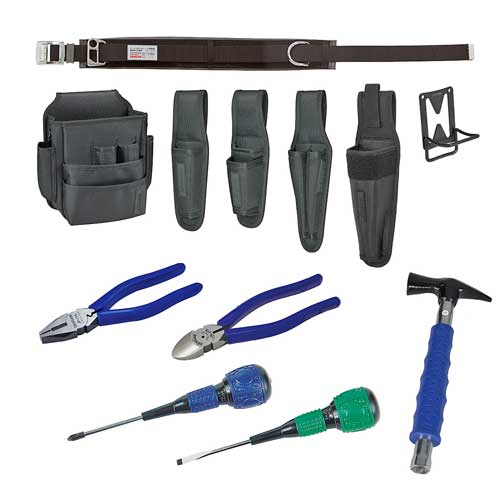 【代引き不可】☆JEFCOM/ジェフコム　SJT-12SET-B　新人道具12点セット｜工具ショップ