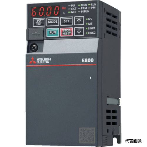 ☆三菱電機 FR-E820-1.5K-1 インバータ 三相200V社会階級 当て嵌める原動機最終生産物1.5kW FREQROL-E800続きもの 【返品・取り替えっこ不可】