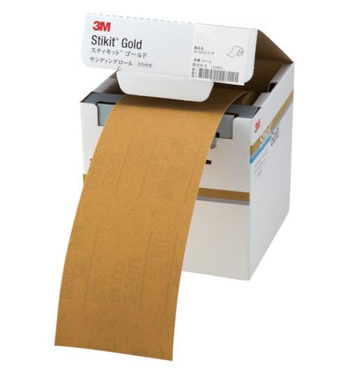 ☆３Ｍ／スリーエム　FR 80 114 GOL 　スティキット　ゴールドフィニッシングロール　粒度#80　114mm×18ｍ　　コード(8359026)