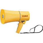 ☆ノボル　レイニーメガホン６Ｗ　サイレン音付　防水仕様（電池別売）　TS623　ｺｰﾄﾞ(3936465)｜工具ショップ